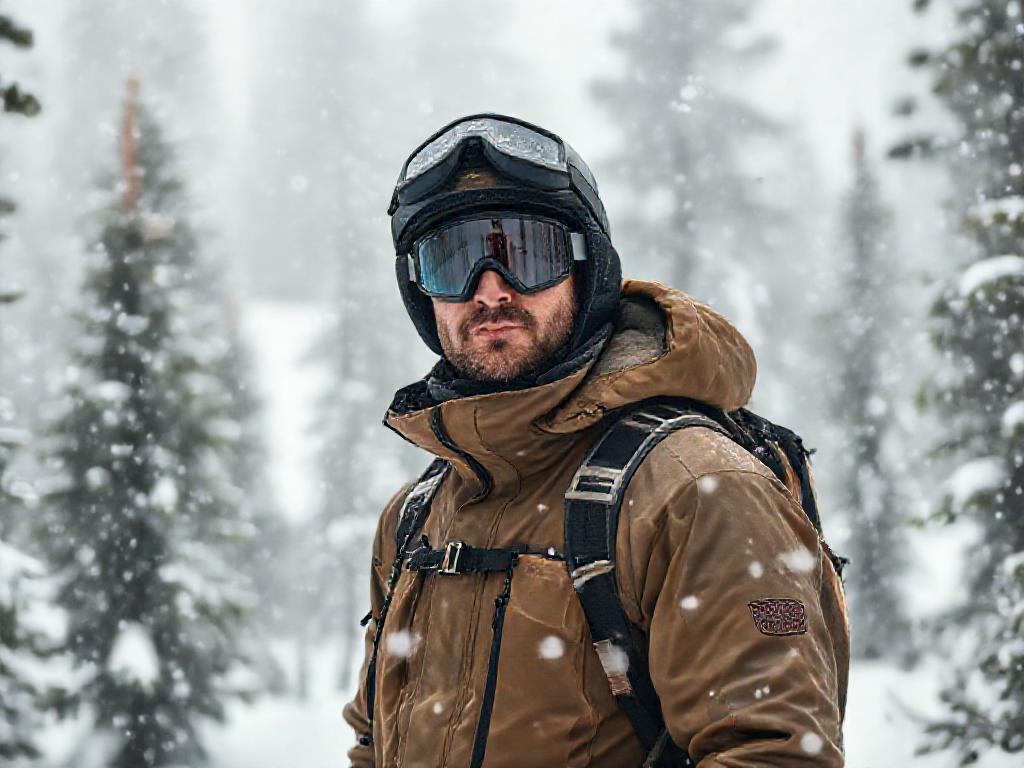 Portrait en montagne